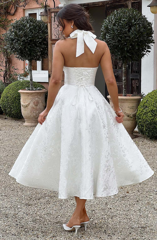 Catalina | Romantisches Midi-Kleid