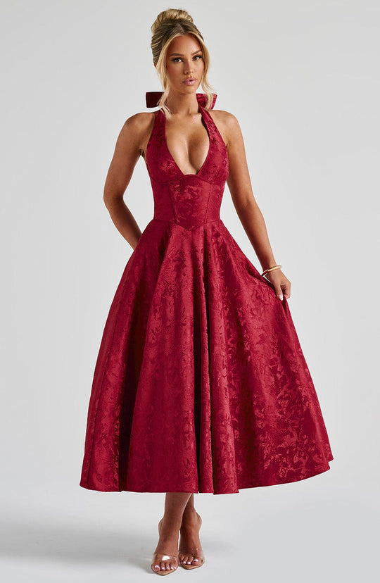 Catalina | Romantisches Midi-Kleid
