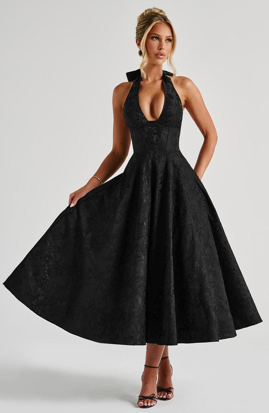 Catalina | Romantisches Midi-Kleid