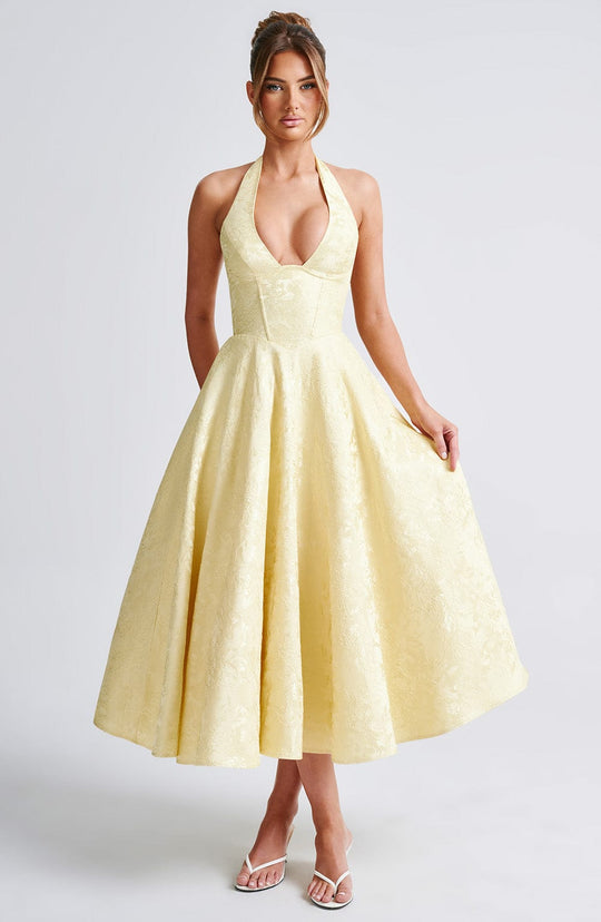 Catalina | Romantisches Midi-Kleid