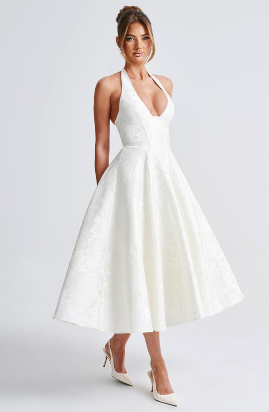 Catalina | Romantisches Midi-Kleid