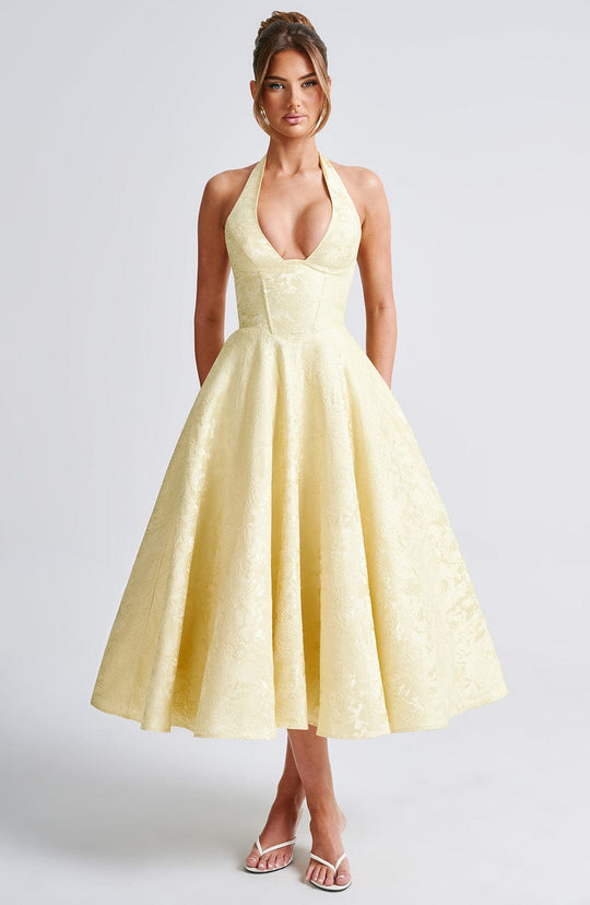 Catalina | Romantisches Midi-Kleid