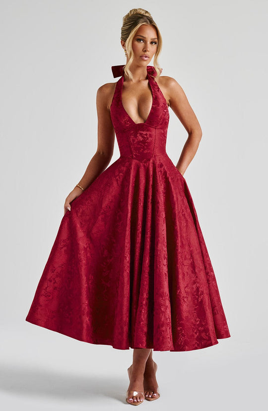 Catalina | Romantisches Midi-Kleid