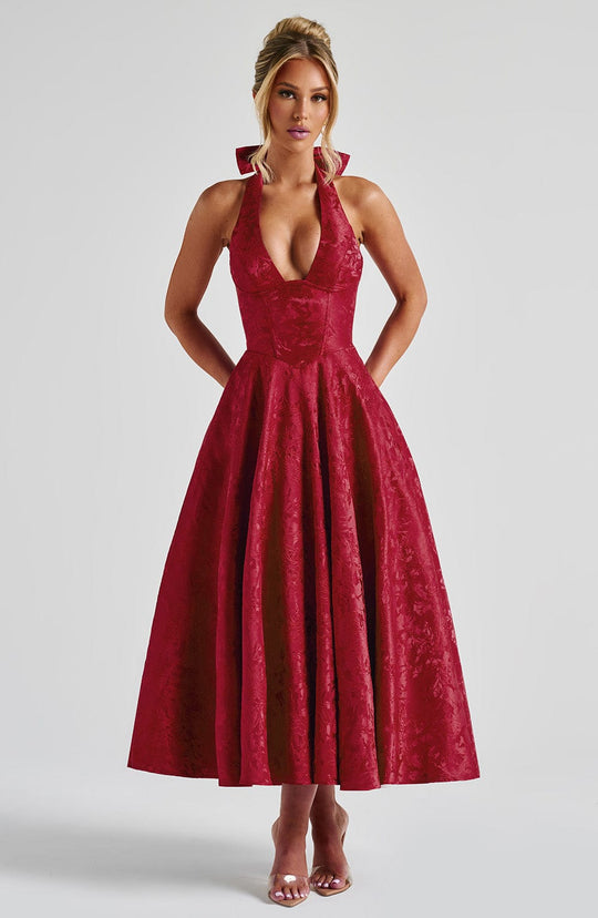 Catalina | Romantisches Midi-Kleid