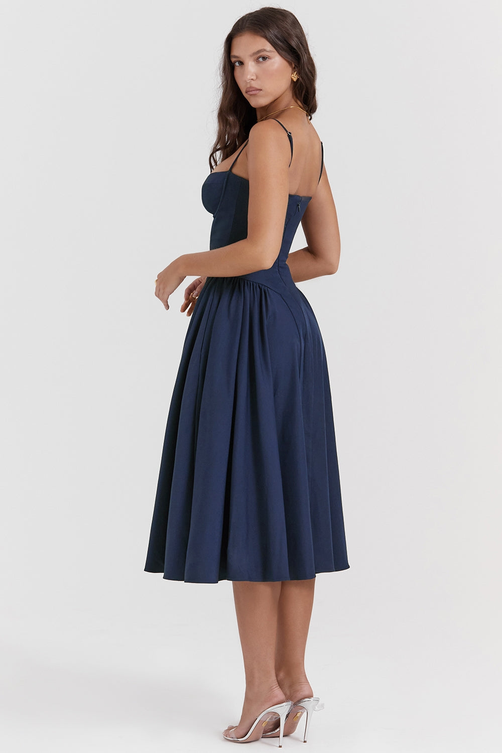 Celine | Korsett-Midi-Kleid
