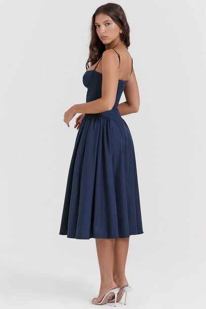 Celine | Korsett-Midi-Kleid